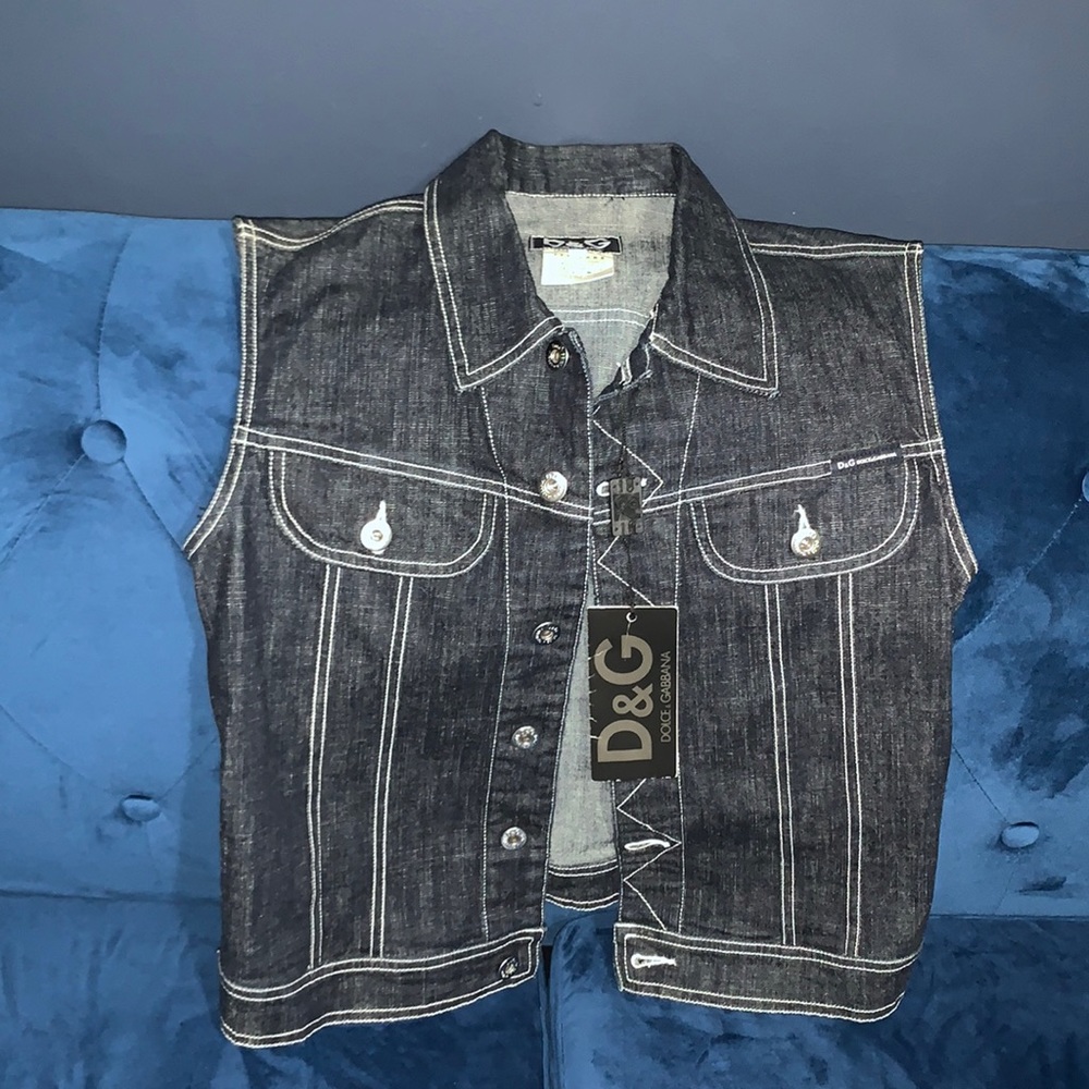 Denim Dolce & Gabbana vest size small
